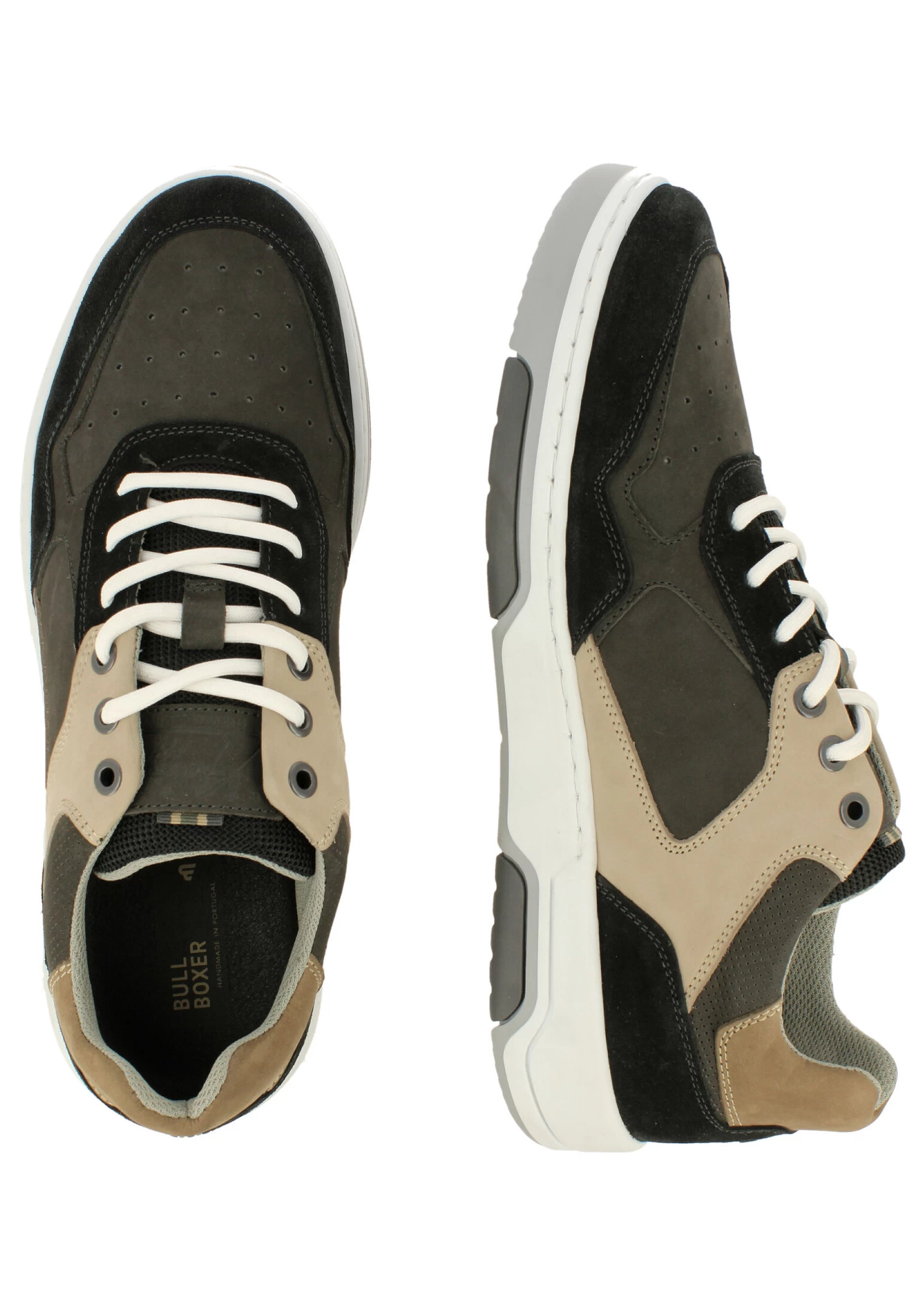 Bullboxer Veterschoen Grijs 343P21511DDGBTSU 2 Bullboxer Veterschoen Grijs 343P21511DDGBTSU - Afbeelding 2