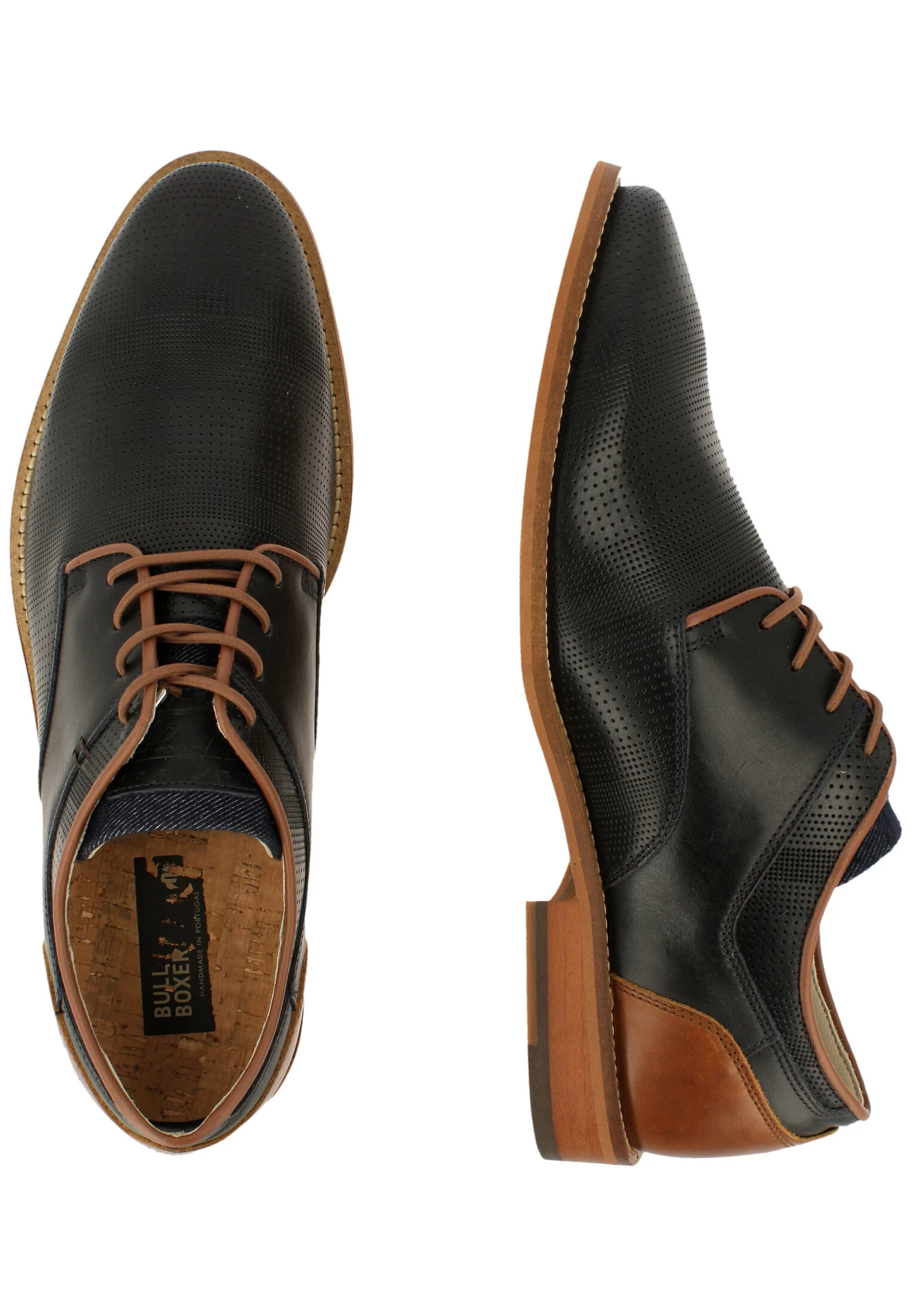 Bullboxer Veterschoen Blauw 674K25935HNVCCSU 2 Bullboxer Veterschoen Blauw 674K25935HNVCCSU - Afbeelding 2