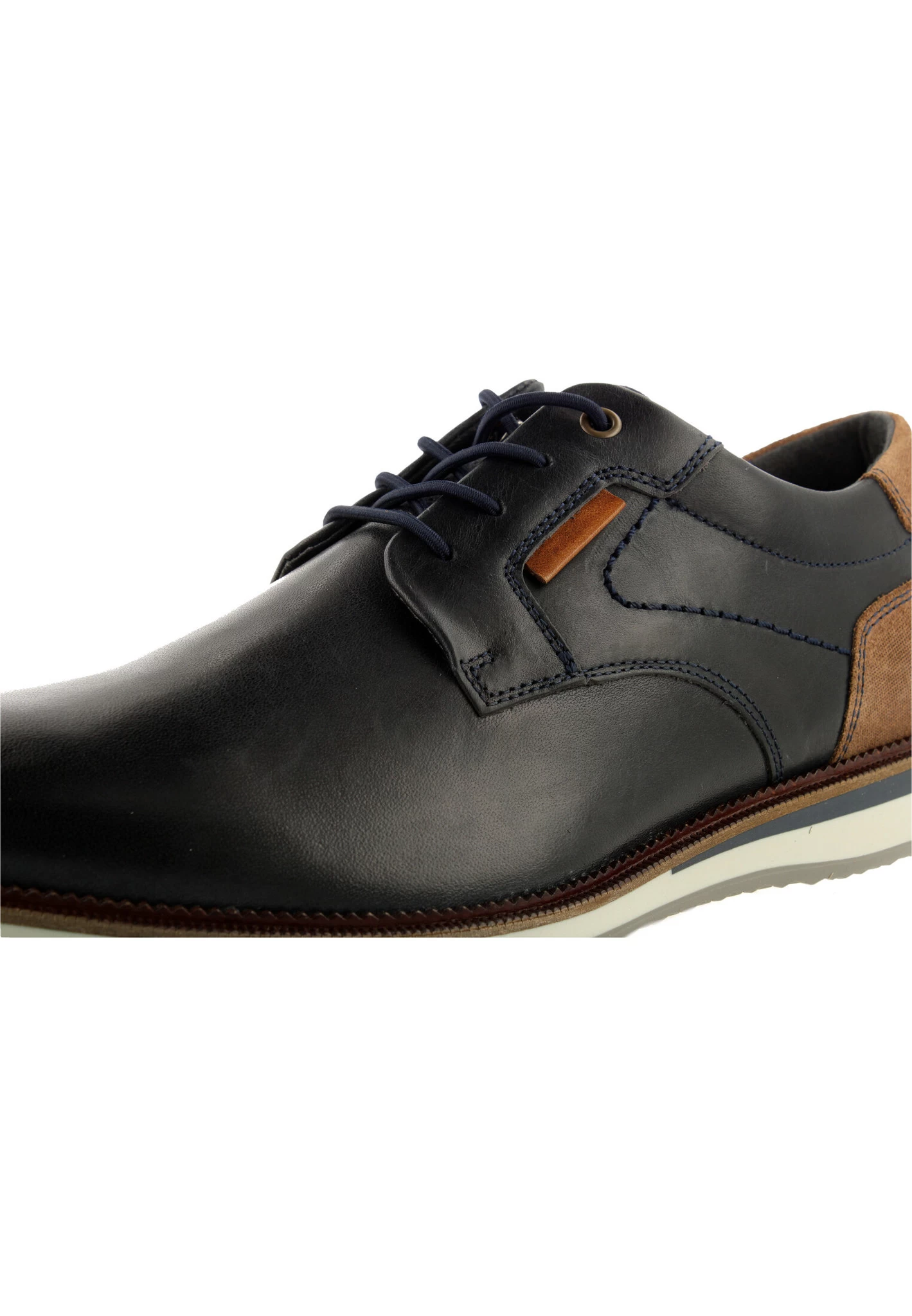 Bullboxer Veterschoen Blauw 633K21101ANACOSU 5 Bullboxer Veterschoen Blauw 633K21101ANACOSU - Afbeelding 5