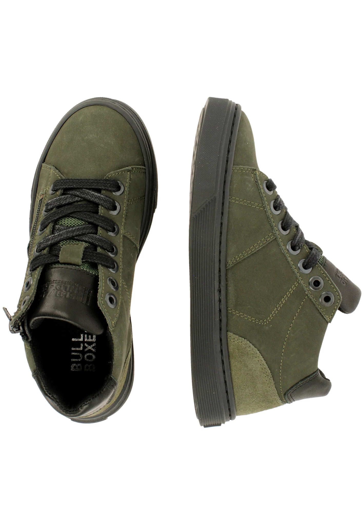 Bullboxer Sneaker Groen AOP502E6L_DKOLKB 2 Bullboxer Sneaker Groen AOP502E6L_DKOLKB - Afbeelding 2